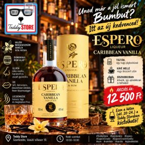 Espero C. Vanilla Rumlikőr 0,7l 40% dd.