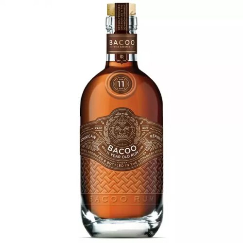 Rum Bacoo 11 éves díszdobozban Tiki korsóval (0,7l, 40%)